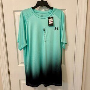 Under Armour Mens Tech Fade Short-Sleeved T-Shirt / Green